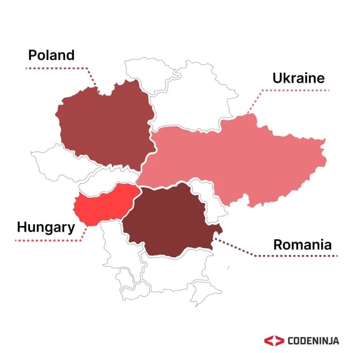 Most Attractive Countries In Eastern Europe For Software Outsourcing